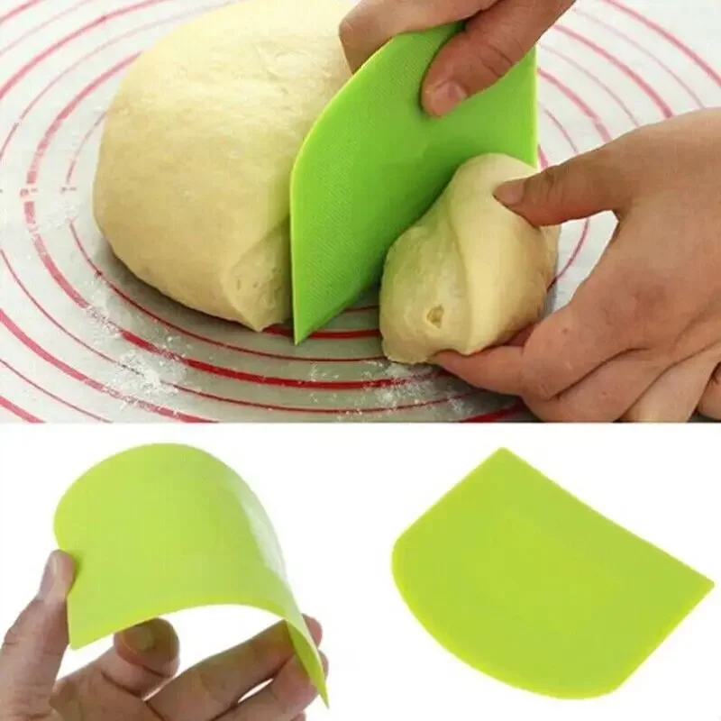 Bread Baking Kitchen Utensils - พลาสติกเครื่องตัดน้ําหนักแป้งคุกกี้Fondantขนมปังพิซซ่าเครื่องมือไม้พายสําหรับเค้กเนยScraper Pastryและเบเกอรี่เครื่องครัว