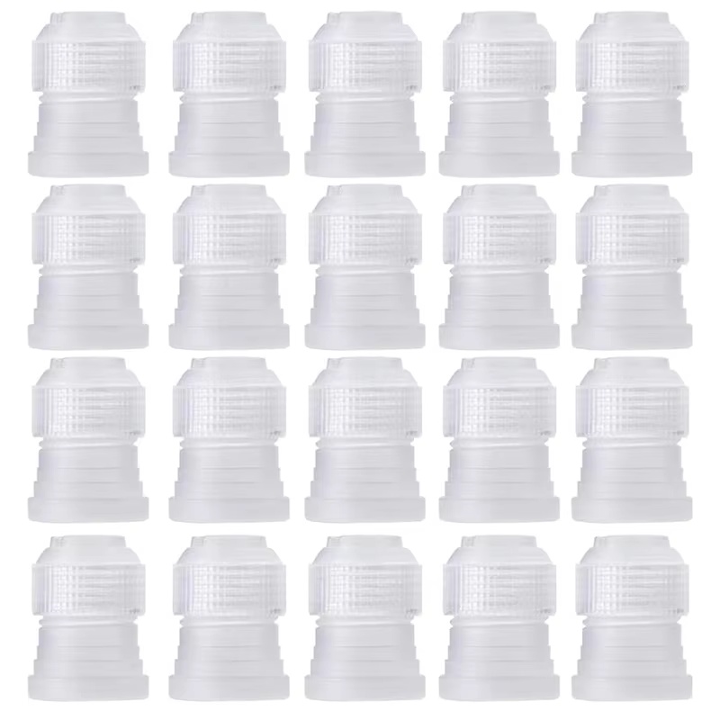 Piping Bag Disposable - หัวบีบครีมแบบต่างๆ 5-20 ชิ้น สำหรับตกแต่งเค้ก ดอกไม้ และขนมอบ
