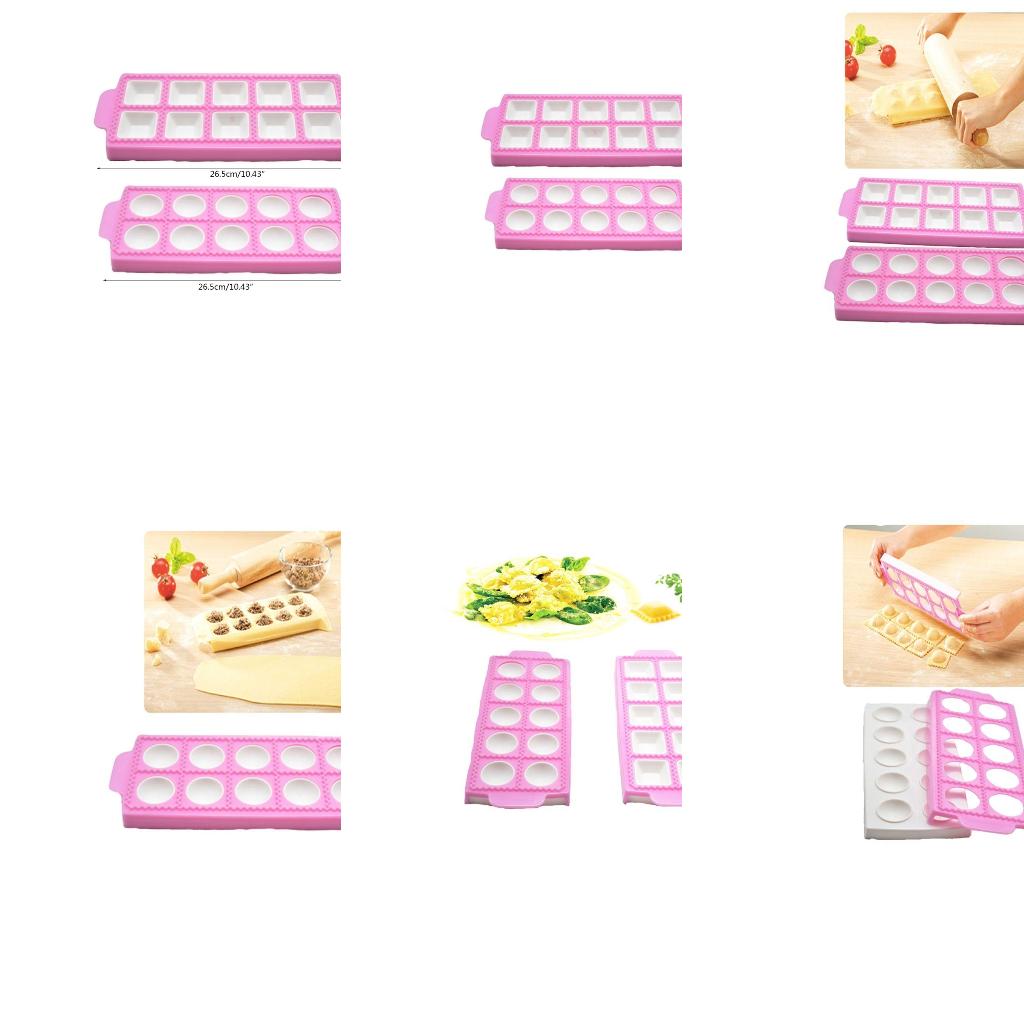 Kitchen Baking Tray Set - ราวีโอลี่ชงแม่พิมพ์สี่เหลี่ยมหรือทรงกลมตกแต่งเค้กมูสช็อคโกแลตแม่พิมพ์