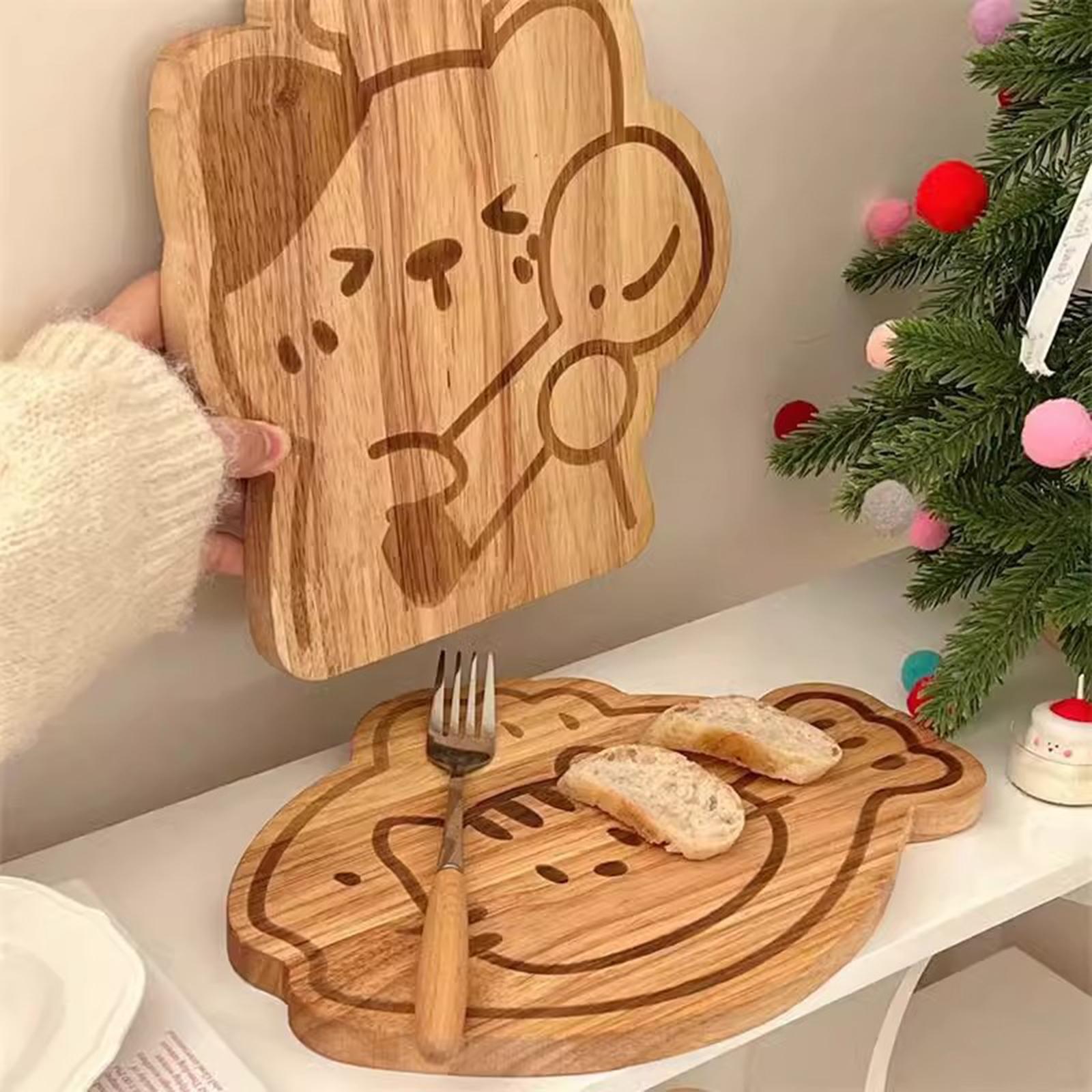 Bread Baking Kitchen Utensils - เขียงไม้ อุปกรณ์ทำครัวสำหรับตัดและเสิร์ฟ ใช้สำหรับเตรียมอาหาร หั่นเนื้อ หั่นพิซซ่า ผลไม้