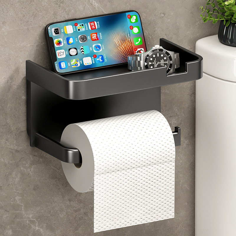 Kitchen Baking Paper Holder - ที่ใส่กระดาษชำระ ชั้นวางของพลาสติก ที่วางผ้าเช็ดครัว ที่วางขวดเครื่องปรุง ที่แขวนกระดาษชำระติดผนังห้องน้ำ ที่เก็บโทรศัพท์
