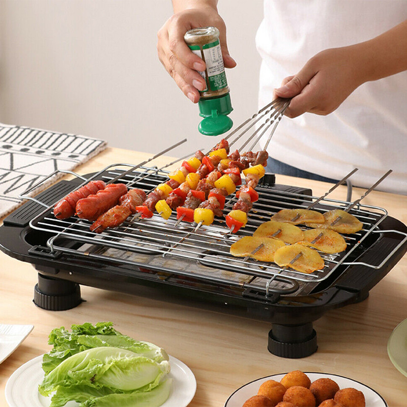 Kitchen Baking Equipment - ครัวเรือน Smokeless Grill 2000W มัลติฟังก์ชั่ไฟฟ้า Griddle