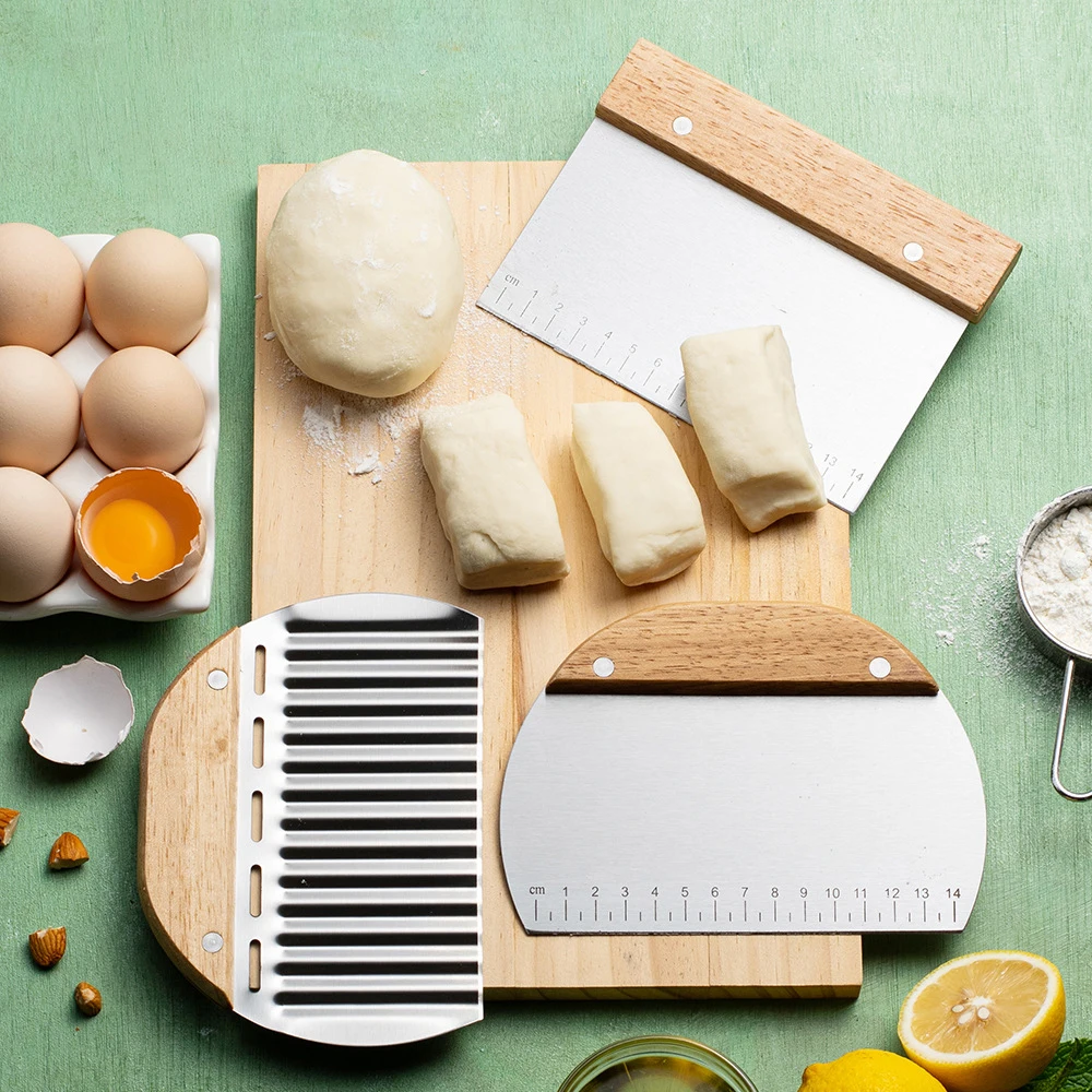 1/3Pcs สแตนเลสสตีล Pasty Cutte - Kitchen Baking Tray Set บทวิจารณ์และราคา