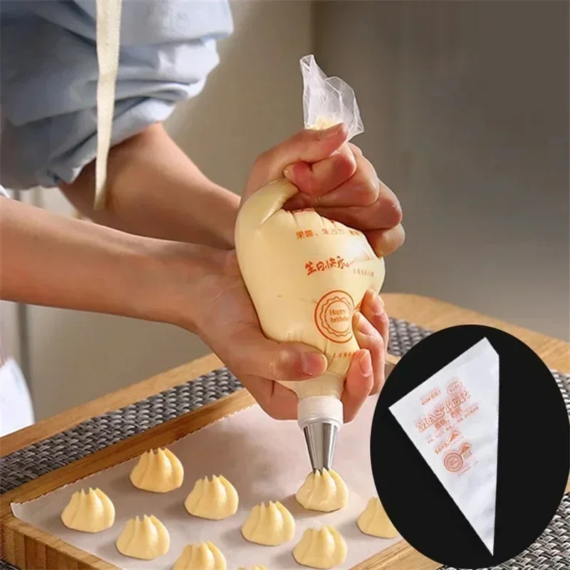 100 ชิ้นถุงขนมแบบใช้แล้วทิ้งเค - Piping Bag Disposable บทวิจารณ์และราคา
