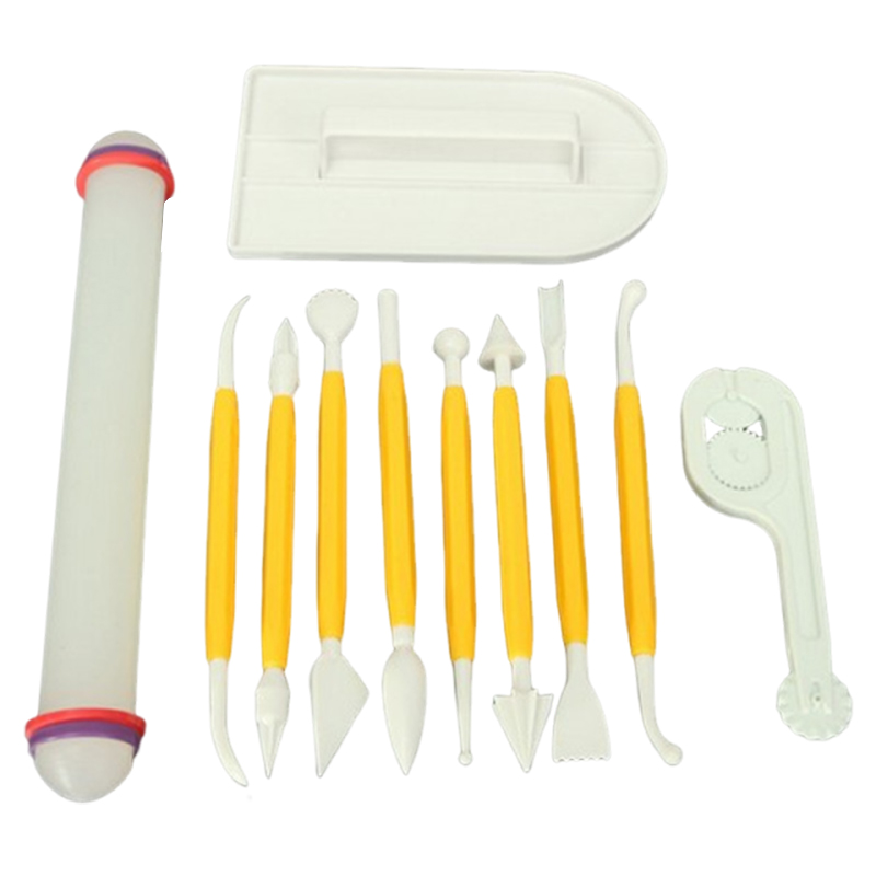 ชุดอุปกรณ์ทำขนม 11 ชิ้น/ชุด อุ - Fondant Smoother Set บทวิจารณ์และราคา