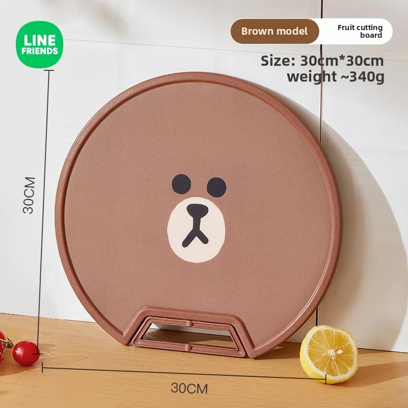 เขียงลายการ์ตูนอนิเมะสีน้ำตาล  - Kitchen Baking Storage บทวิจารณ์และราคา