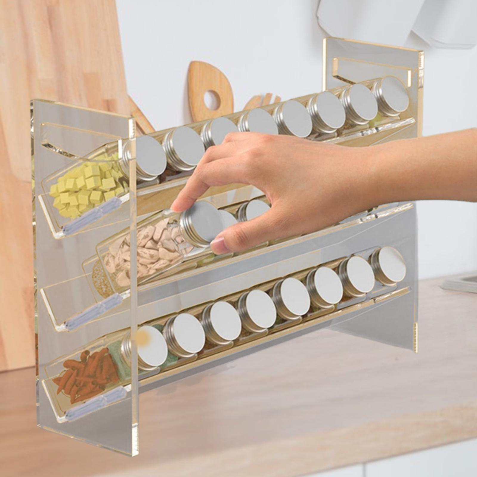 ชั้นวางเครื่องเทศอะคริลิคน้ําห - Kitchen Baking Cupboard บทวิจารณ์และราคา