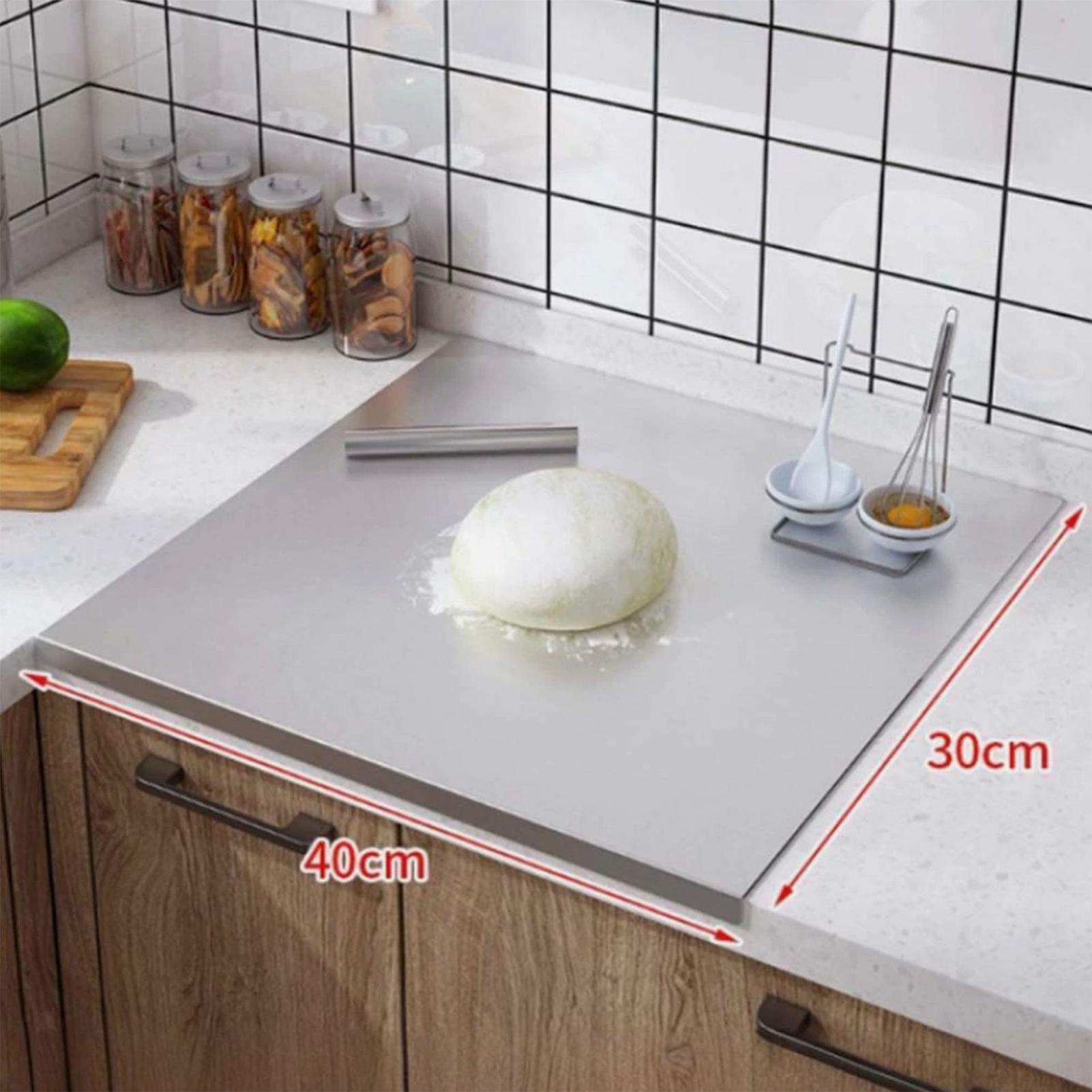 เขียงสแตนเลสแบบไม่ติดกระทะสองด - Baking In Kitchen บทวิจารณ์และราคา