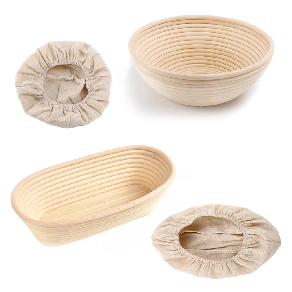 รอบหรือรูปไข่ Banneton พร้อม L - Proofing Basket Banneton บทวิจารณ์และราคา