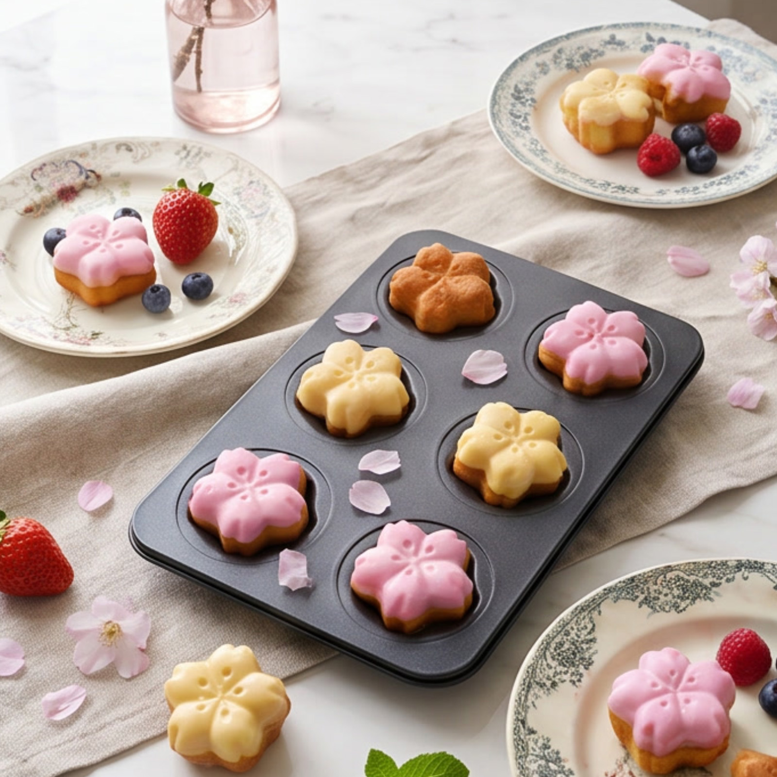 ฟลอตต้า ซากุระถาดอบขนม 6 ช่อง  - Bread Baking Kitchen Utensils บทวิจารณ์และราคา