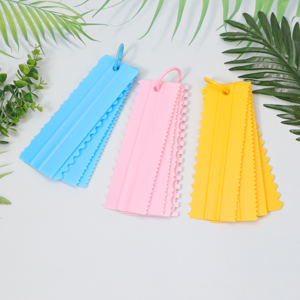 ชุดหวีตกแต่งเค้กพลาสติก 4 ชิ้น - Fondant Smoother Set บทวิจารณ์และราคา