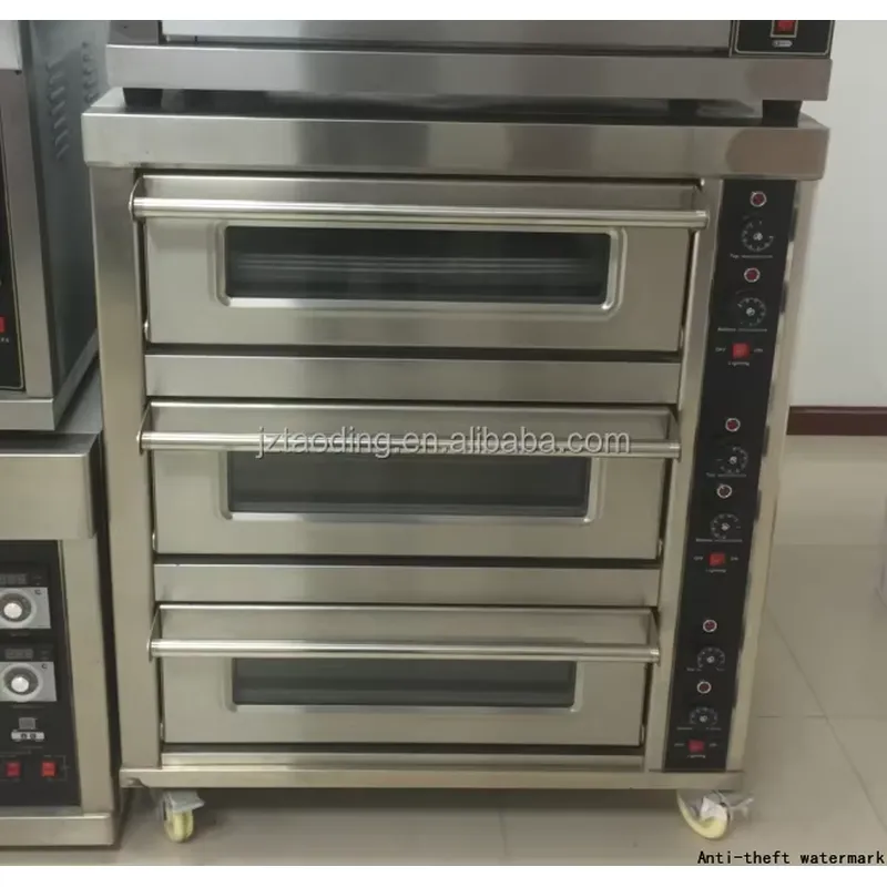 เตาอบขนมปังไฟฟ้าแบบ 3 ชั้น 6 ถ - Kitchen Baking Equipment บทวิจารณ์และราคา