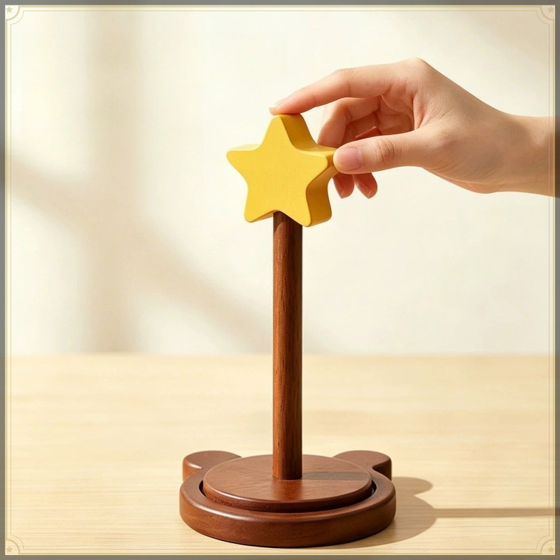 ที่วางกระดาษครัวไม้ดีไซน์สร้าง - Kitchen Baking Paper Holder บทวิจารณ์และราคา
