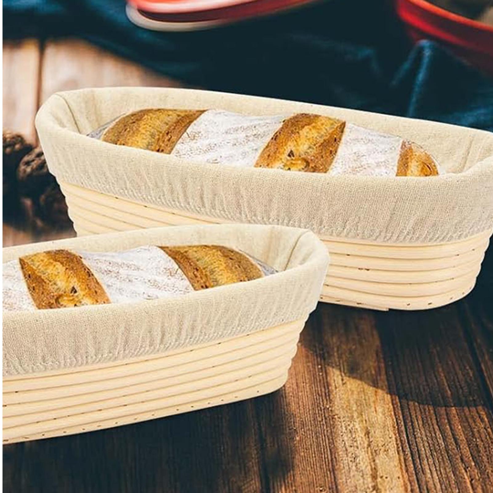 ตะกร้าหวายทำมือสำหรับพักแป้งขน - Proofing Basket Banneton บทวิจารณ์และราคา