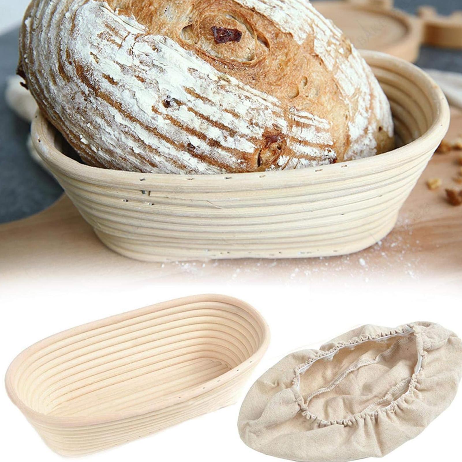 ตะกร้าหวายทำมือสำหรับพักแป้งขน - Proofing Basket Banneton บทวิจารณ์และราคา