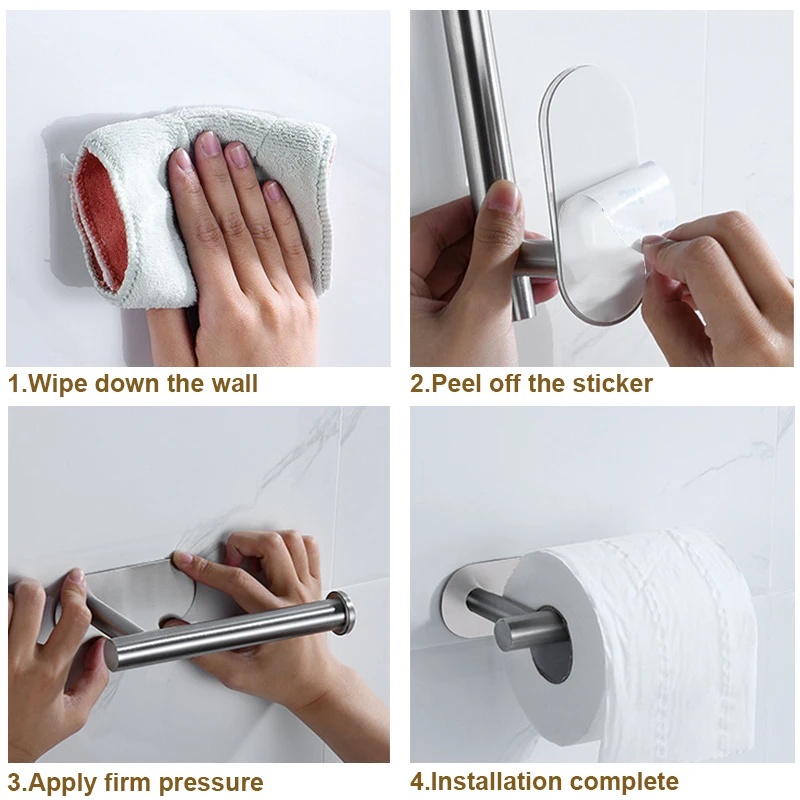ที่แขวนกระดาษทิชชูสแตนเลสสำหรั - Kitchen Baking Paper Holder บทวิจารณ์และราคา
