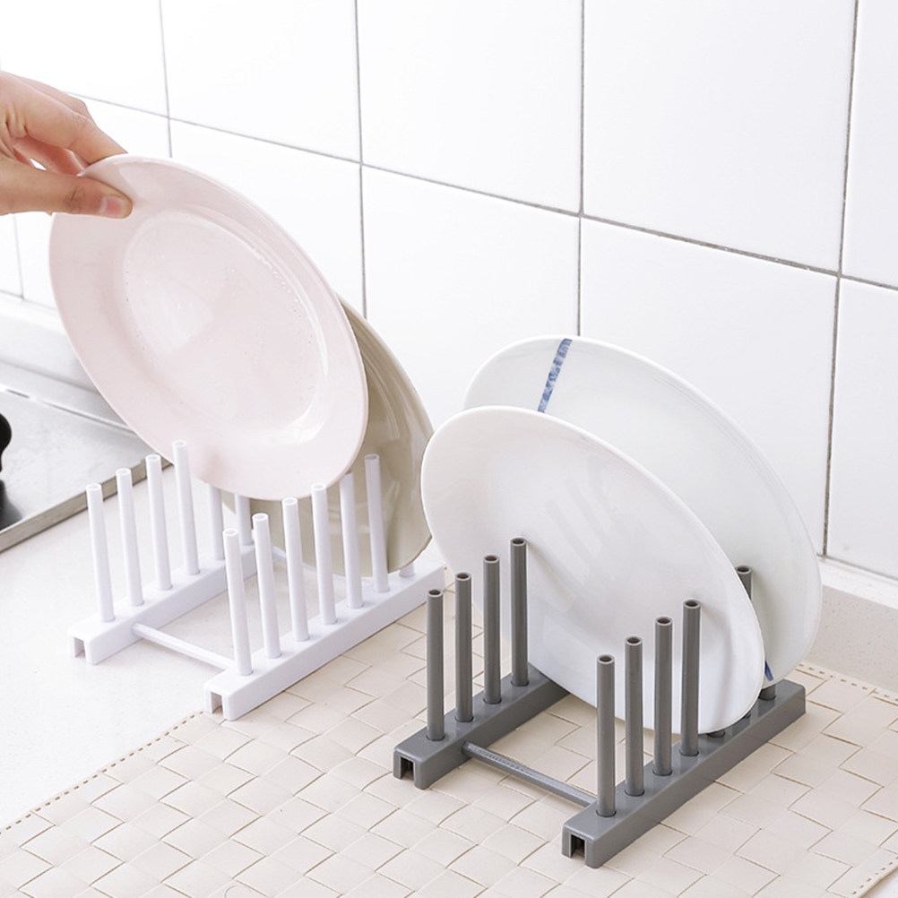 ชั้นวางจานพลาสติกสีเทา อุปกรณ์ - Kitchen Baking Cupboard บทวิจารณ์และราคา