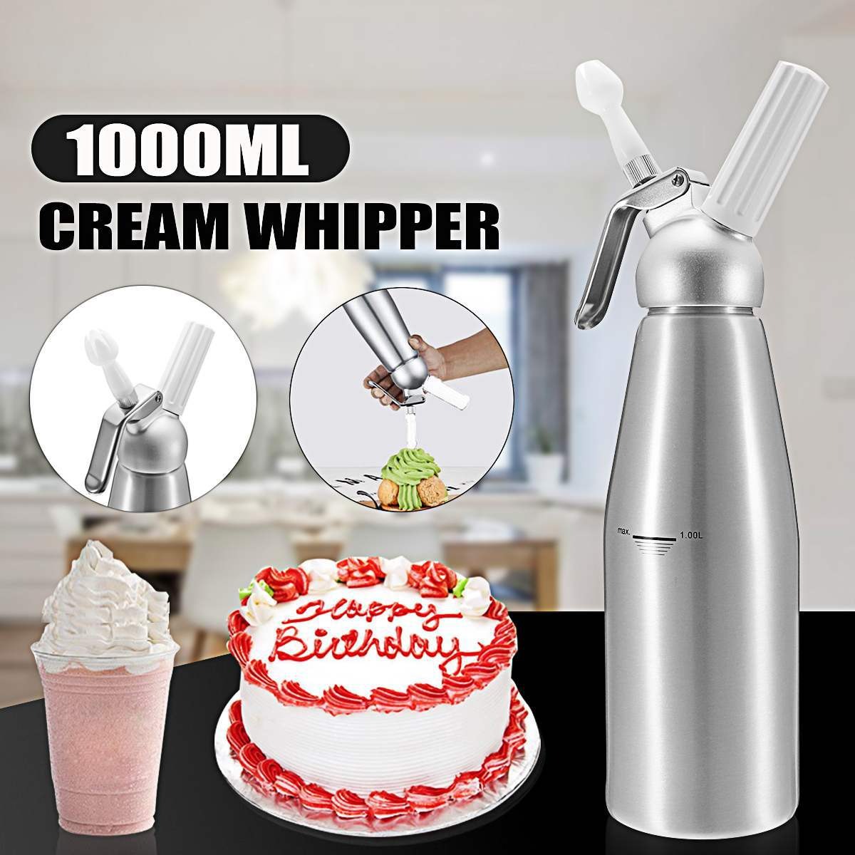 500/1000ml ครีมโฟมปืนเค้ก Pipi - Piping Bag Disposable บทวิจารณ์และราคา