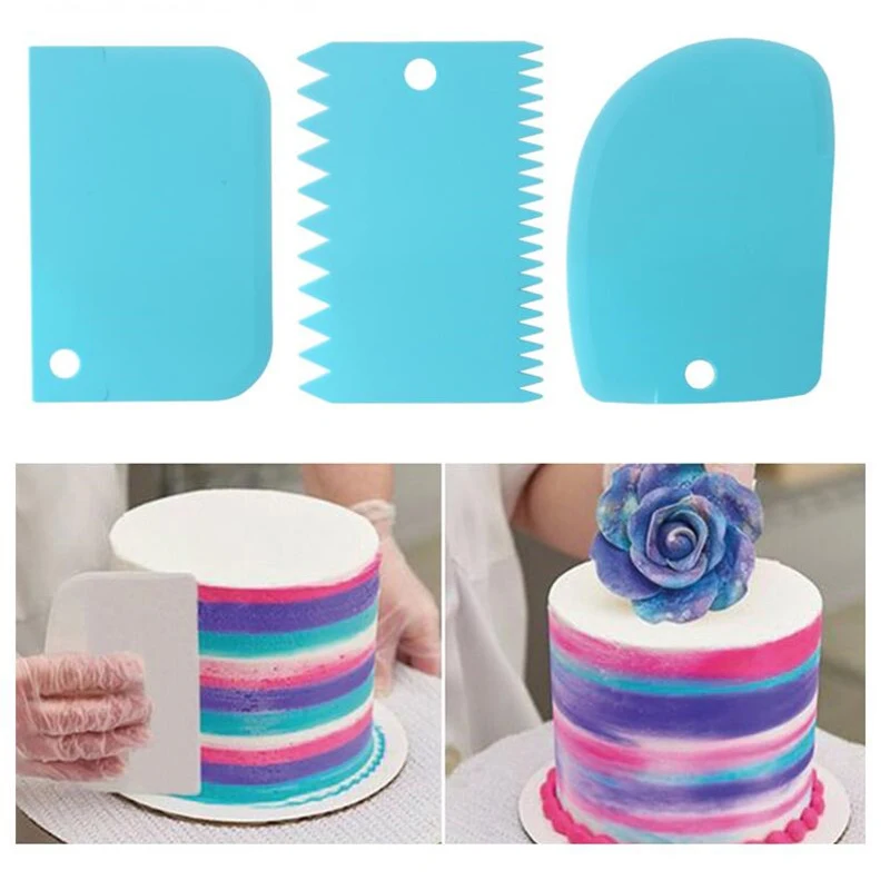 ชุดอุปกรณ์ปาดครีม 3 ชิ้น/ชุด ส - Fondant Smoother Set บทวิจารณ์และราคา
