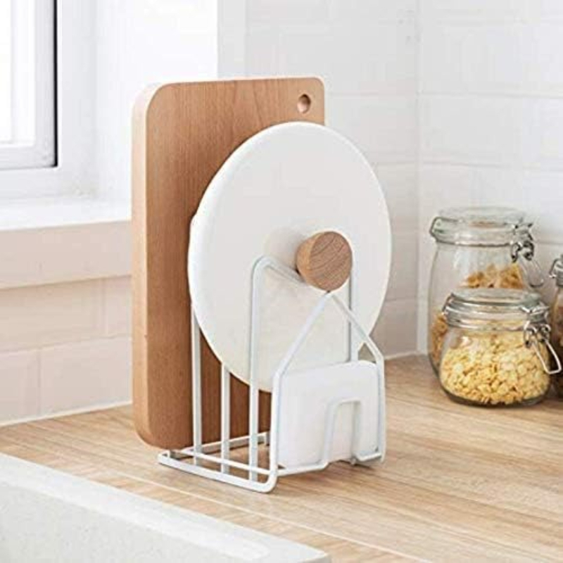 ที่วางฝาหม้อกระทะ 1 ชิ้น สีขาว - Kitchen Baking Cupboard บทวิจารณ์และราคา