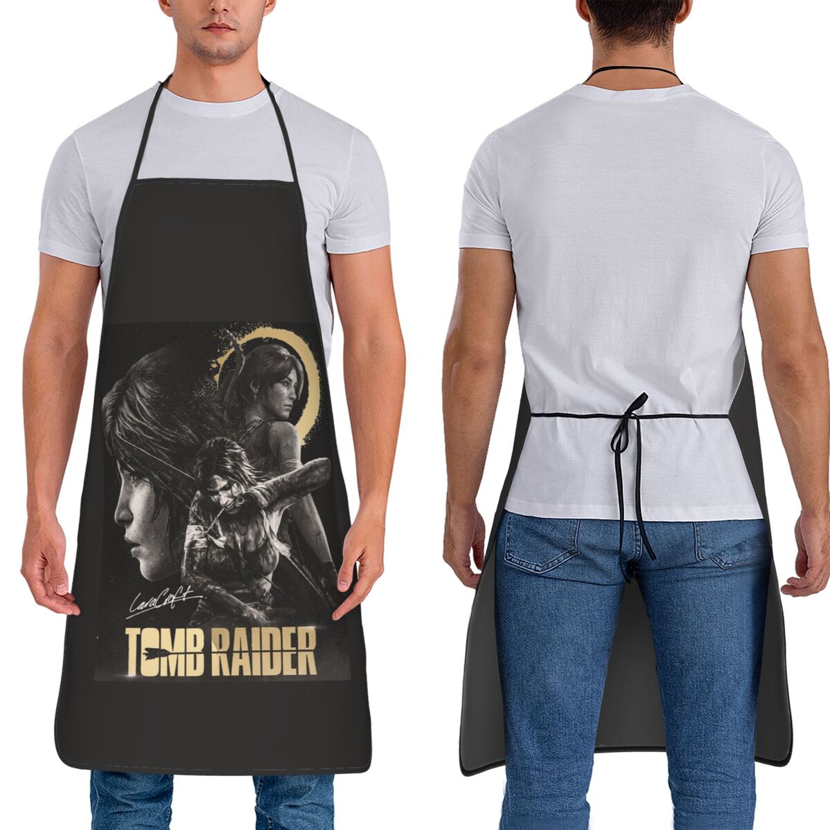 ผ้ากันเปื้อนลาย Lara Croft จาก - Kitchen Baking Game บทวิจารณ์และราคา
