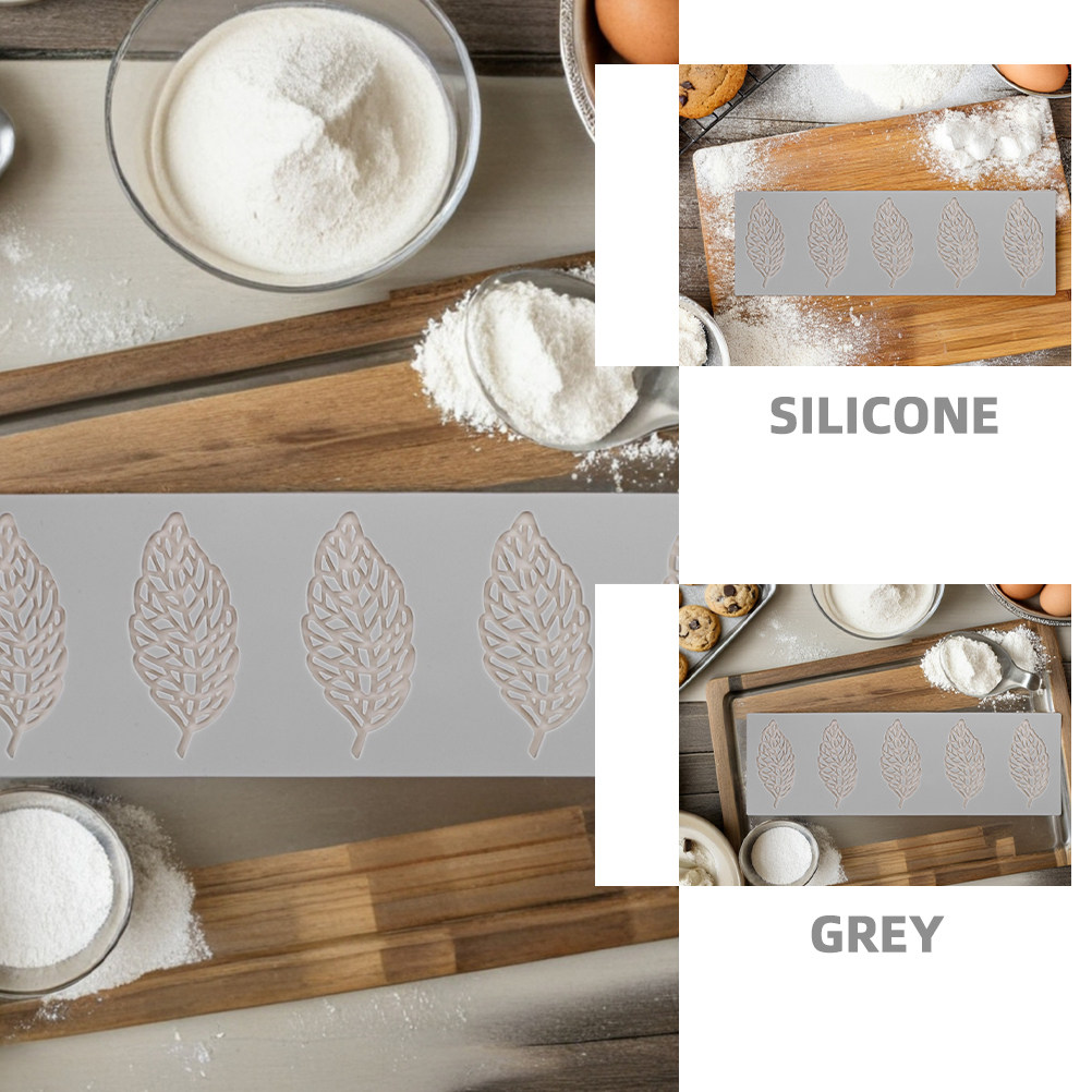 แม่พิมพ์ซิลิโคนรูปใบไม้ 3 ชิ้น - Silicone Cake Mold บทวิจารณ์และราคา