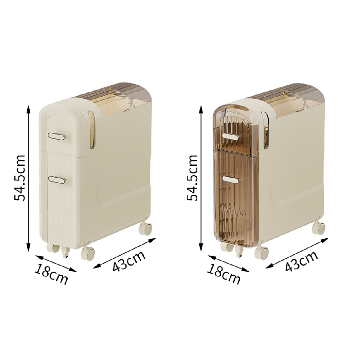 ตู้ลิ้นชักแบบมีล้อเลื่อน 4 ชั้ - Kitchen Baking Paper Holder บทวิจารณ์และราคา