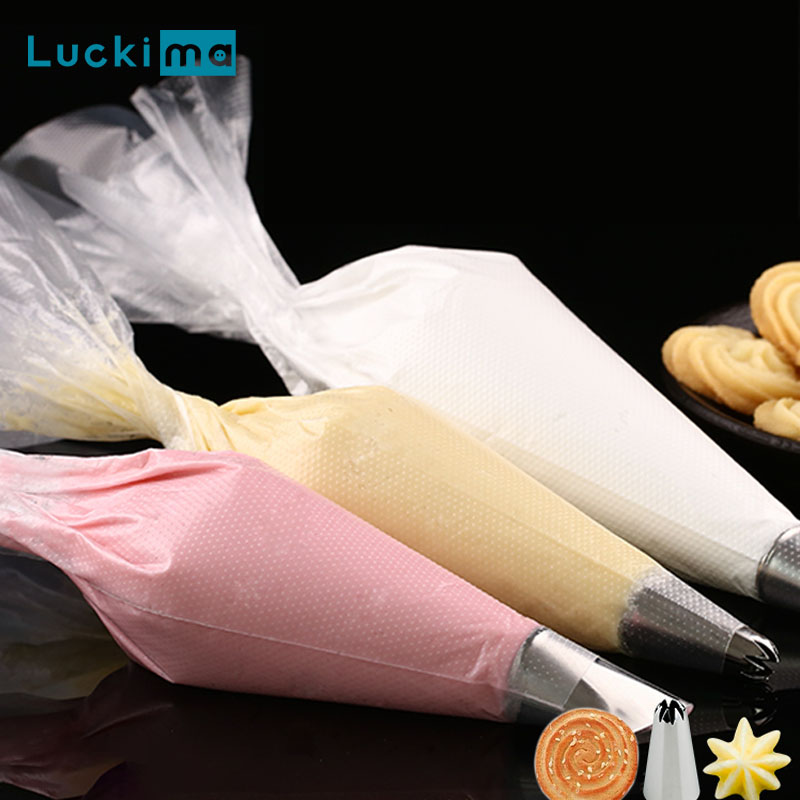 100Pcs Thicken Disposable Past - Piping Bag Disposable บทวิจารณ์และราคา