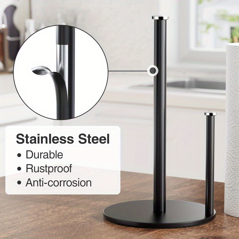 ที่ใส่กระดาษเช็ดมือสีดำ, ที่ใส - Kitchen Baking Paper Holder บทวิจารณ์และราคา
