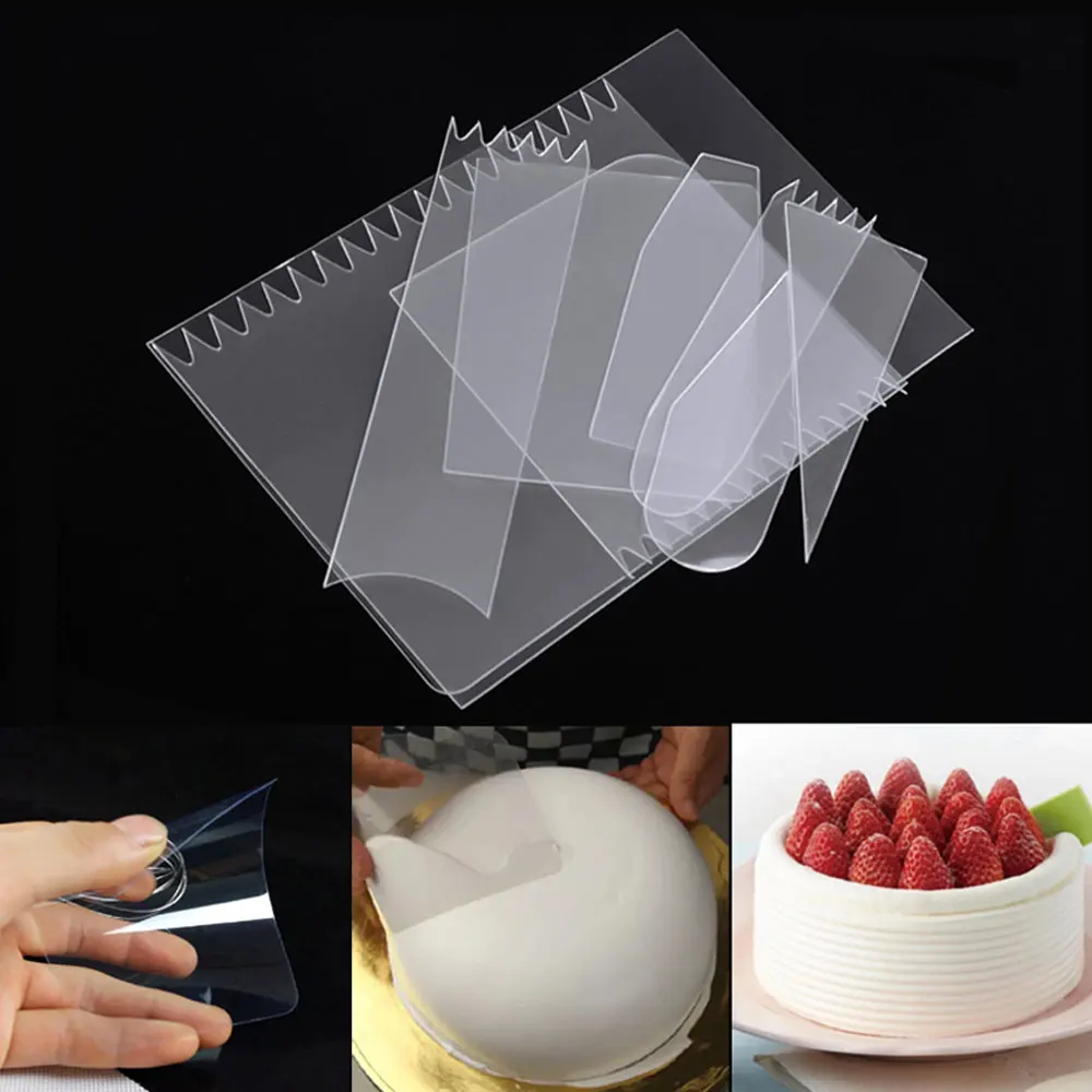 9ชิ้นที่ปาดเค้กฟองดองท์มูสขอบไ - Fondant Smoother Set บทวิจารณ์และราคา